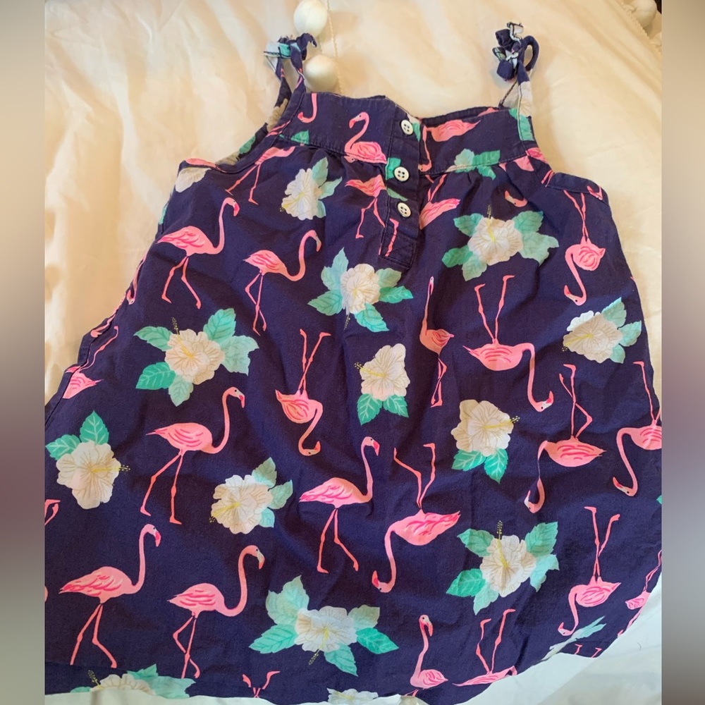 Fun flamingo summer top
